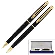 Waterman Hemisphere Black Laquer / GT Pen & Pencil Set - 92002WHS
