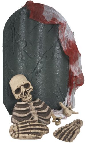 Bones & Cloth Rounded Cementary Tombstone Kit Prop