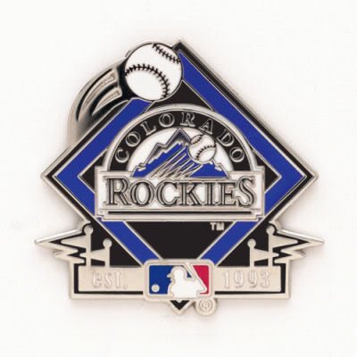 COLORADO ROCKIES OFFICIAL LOGO LAPEL PIN