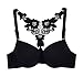 Kobwa(TM) Womens Front Closure Lace Racerback Push Up Bra