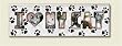 Wood Scrapbook Photo Frame ~ I Love My Cat ~ 8 inch by 24 inch ~ code 447