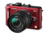 Panasonic Lumix GF1 12.1 MP Compact System Camera 14-45mm Lens Kit - Red