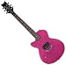 Daisy Rock Debutante Rock Candy Petite Short Scale Atomic Pink Left Handed Electric Guitar