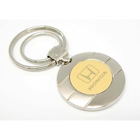 Round Metal Honda Logo Car Keychain
