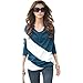 Hee Grand Women Color-Contrasted Loose T-Shirt