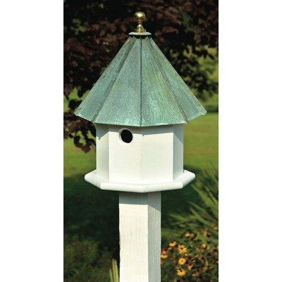 Oct-Avian Bird House Finish: Copper Roof
