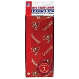 Tampa Bay Buccaneers NFL Flat Gift Wrap (20"x30" Sheets)