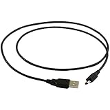 ReadyPlug&reg; USB Cable for BodyMedia Fit LINK Armband - Charging Cord (Black, 3 feet)