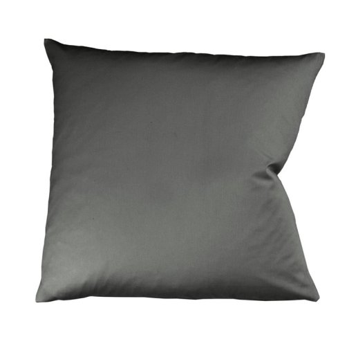 fleuresse Kissenbezug 9100-9031 colours, Mako Satin, 80x80 cm, 100% Baumwolle, graphit