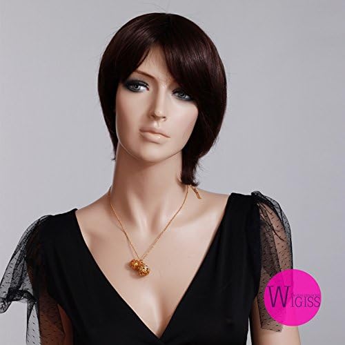 Wigiss New Charming Short Straight Women Wig/Hair High Quality Fashion Ladies Wig/Hair Brown #2-33