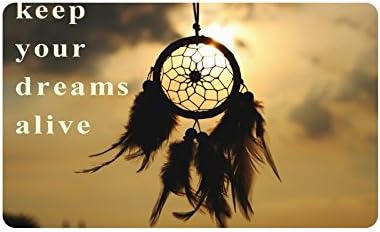 Popular Dream Catcher Dreamcather Sunsetting Pattern Durable fabric top Indoor/Outdoor Doormats 30"(L) x 18"(W)