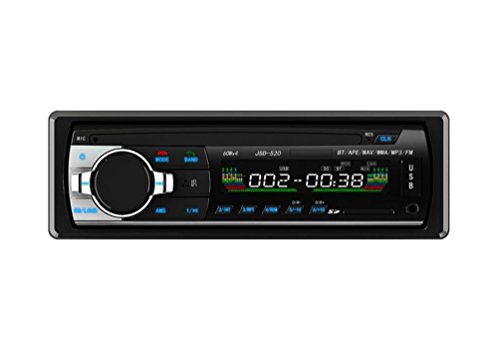 Skmei Car Bluetooth Receiver with USB/SD Memory Slots, AUX Input for MP3 Playback and AM/FM Radio