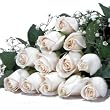 150 Long Stemmed Premium White Roses