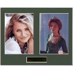CAMERON DIAZ HIGH QUALITY MOUNTED PHOTO PRINT