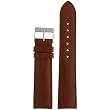 Watch Band Calfskin Leather Comfort Lite Padded Brown Mens 22 millimeters