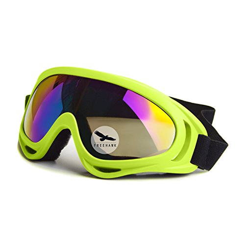 Best Deals! FreehawkÂ® Protective Eyewear Goggles with Adjustable Strap and Cool Colorful Lens for H...