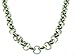 24 inch luxury mens solid 10mm Silver Plated title=