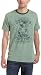 Brand Shorts - Lucky Brand  Men's Short Sleeve Buddha Tee,Heather Green,Large