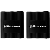 Midland AVP7 Rechargeable Battery Packs for Midland HH54, XT511 and GXT Series GMRS Radios (Pair)