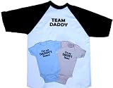 TEAM DADDY Father & Baby/Child Shirts - GREAT NEW DAD Gift - Each Sold SEPARATELY