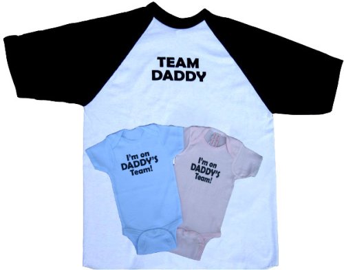 Team Daddy Matching Boy Girl Shirts and Onesies