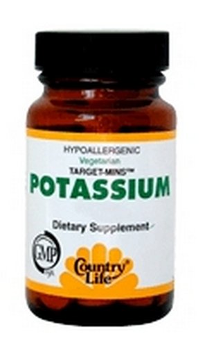 Country Life Potassium Target Minerals, 90 Tablets