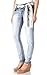 WallFlower Juniors Sash Belted Luscious Curvy Skinny Jeans