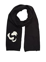 Alice Hannah Bufanda Lana Rose Corsage (Negro)