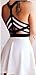 Uncinba Women's Summer V Neck Sexy Summer Skater Dress