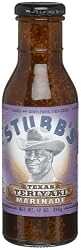 Stubb's Texas Teriyaki Marinade, 12-Ounce Bottles (Pack of 6)