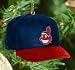Cleveland Indians Baseball Cap Ornament