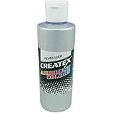 2 oz. Bottle of Createx Pearl Silver Pearlized #5308 CREATEX AIRBRUSH COLORS Hobby Craft Art PAINT