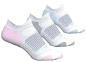ASICS Women's Sorbtek Double Tab Low Cut Running Sock (3-Pack)