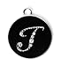 Fleur De Lis Monogram Necklace - J