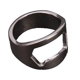 Individuality Aluminum Alloy Finger Ring Beer Wine Bottle Opener