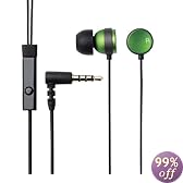 XPERIA,Xperia arc用ステレオヘッドホン グリーン EHP-XPIN100GN