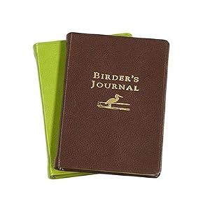 Birder's Journal, Genuine Goatskin Leather, 6"
