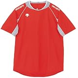 DESCENTE(デサント) 半袖プラクティスピステ レッド RED