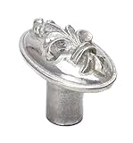 Carpe Diem Hardware 588-24 Charlemagne Oval Knob, Platinum by Carpe Diem Hardware