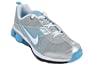 Nike Women's NIKE SHOX ZIPSISTER+ II WOMEN'S RUNNING SHOES 9 (MET SILVER/WHT/BLTC BLUE BLCK)