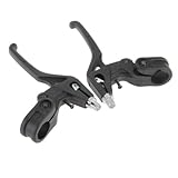 TOMOUNT One Pair MTB Bicycle BMX/Road Bike Handle Hand V Bar Brake Lever Set Plastic