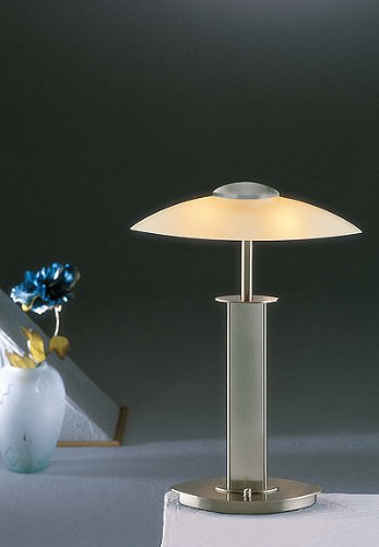 Holtkotter 6243 SN CHA Two Light Table Lamp, 