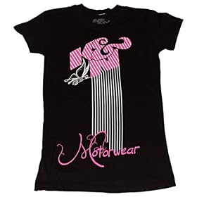 K&N 88-7004-S Black Spin-off Stripes Women's Small T-Shirt