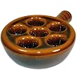 Ceramic Escargot Plate with Handle