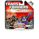 Transformers Universe: Robot Heroes Generation 1 Series > Snarl (SLAG) & Sharkticon Action Figure 2-Pack