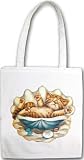 Katzen Tasche - One Beach Bums Muschel Katze Mietze Felidae Pussi Katzenklo Miau Einkaufstasche Tragetasche Stoffbeutel Beutel Bag Geschenk Geburtstag T-Shirt