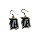 Detroit Tigers Dangle Logo Earring Set Mlb Charm Gift