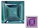 Jewelry : MIN 6.00CT 12X12MM SQUARE RUSSIAN LAB ALEXANDRITE