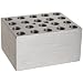 Benchmark Scientific BSW10 Aluminum Dry Bath Heating Block for Digital Dry Bath Incubator, 12 x 10mm Test Tubes Or 20 x 2.0mL Centrifuge Tubes Capacity