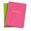 Small Travel Journal, Genuine Goatskin Leather, Lined Pages, 4-3/8" x 6"